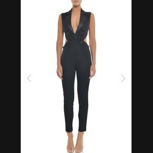 Misha Collection Angela Pantsuit Cut-out Jumpsuit